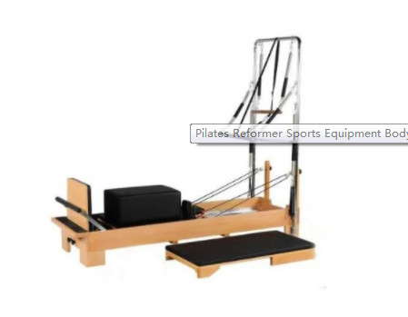 Нагружая машина реформатора Pilates оборудования тренировки 200kg Pilates глубокая низкая