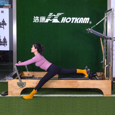 Нагружая машина реформатора Pilates оборудования тренировки 200kg Pilates глубокая низкая