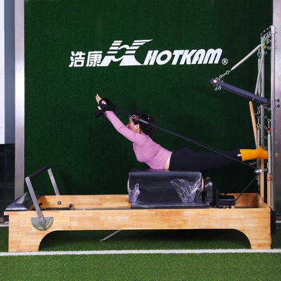 Нагружая машина реформатора Pilates оборудования тренировки 200kg Pilates глубокая низкая