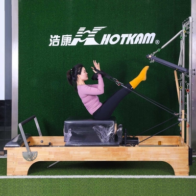 Нагружая машина реформатора Pilates оборудования тренировки 200kg Pilates глубокая низкая