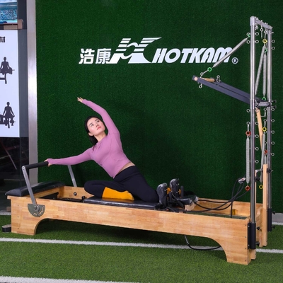 Нагружая машина реформатора Pilates оборудования тренировки 200kg Pilates глубокая низкая